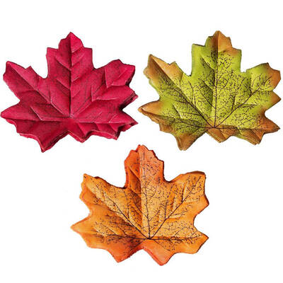 

200Pcs300Pcs400Pcs500Pcs1000Pcs Artificial Maple Leaves Fall Silk Leaves Natural Autumn Decorations Random Color