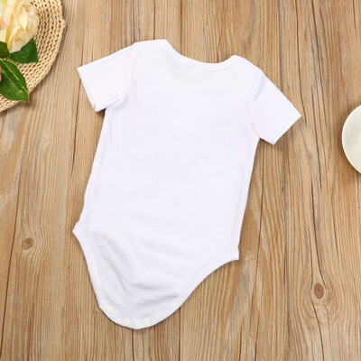 

Newborn Infant Baby Boys Girls Letter Romper Jumpsuit Kids Shirt Clothes Outfit