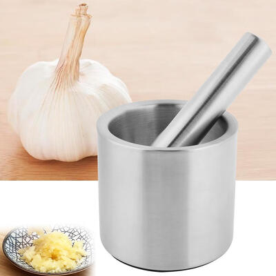 

Greensen Stainless Steel Garllic Press Chopper Mincer Crusher Helper Kitchen