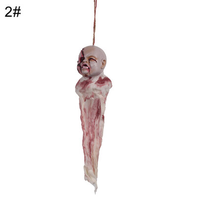 

Simulation Scary Ghost with Skull Face Hanging Halloween Party Decoration Props