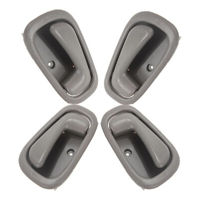 

4Pcs Car Interior Door Handle for 98-02 Toyota Corolla Front Rear Left&Right Side Grey Color