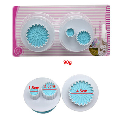 

2PcsSet Mini Maple Plum Shape Fondant Cake Mold Spring Embossing Mold Biscuit Cookies Cutter Diy Cake Decorating Tools