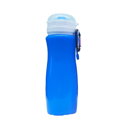 

450ML creative folding collapsible silicone water bottle sports camping travel bicycle bottle