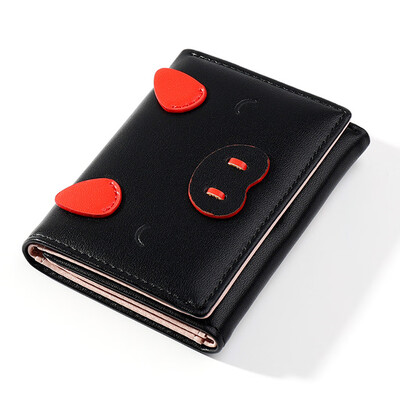 

Tailored Women Short Wallets Cute Pig Purses Small Fold Female Coin Purse Card Holder