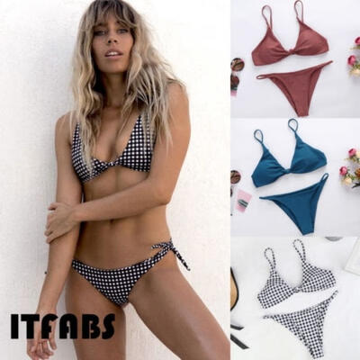

Women Summer Bikini Set Bandage Push-Up Padded Swimwear Swimsuit Bathing Brazilian