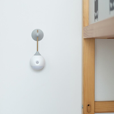 

Gobestart USB Night Light Corridor Bathroom Bedroom Intelligent Body Sensor Bedside Lamp