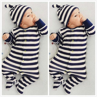 

Kids Baby Boy Girl Warm Infant Romper Jumpsuit Bodysuit Hooded Clothes Outfits Set