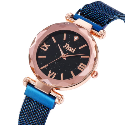 

Magnet watch Explosive lazy watch Color Milan with rose gold shell table