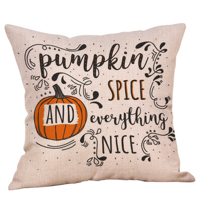 

〖Follure〗Halloween Home Car Bed Sofa Decorative Letter Pillow Case Cushion Cover