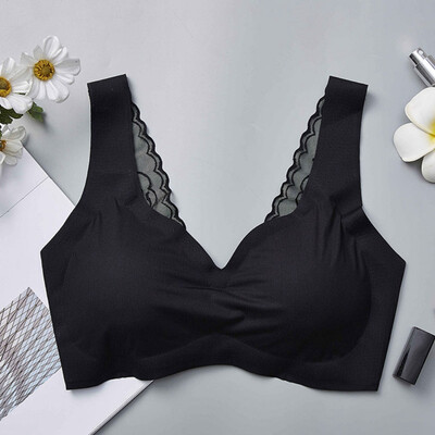 

2019 Seamless Lace Tube Top Underwear Pure Intimates bralette Sexy Sports Vest Lace Breathable Sleep Underwear Comfortable Bra