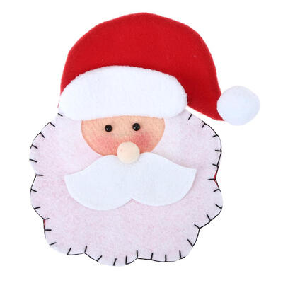

1pc Santa Claus Christmas Decorative Hat Tableware Knife Fork Set Tool