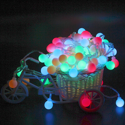 

〖Follure〗Fairy String Light Ball Shaped Curtain Lamp Party Wedding Outdoor Decor MR