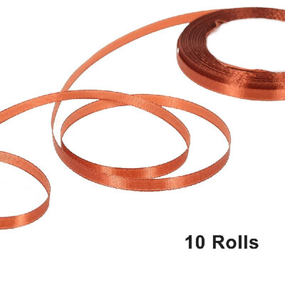

25 YardsRoll 6mm Width Silk Satin Ribbon DIY Handmade Materials for Home Wedding Party Decorations Invitation Card Gift Wrapping