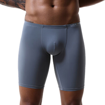

Men Comfy Brief Boxer Shorts Trunks Pouch Long Legged Underwear Underpants Pants