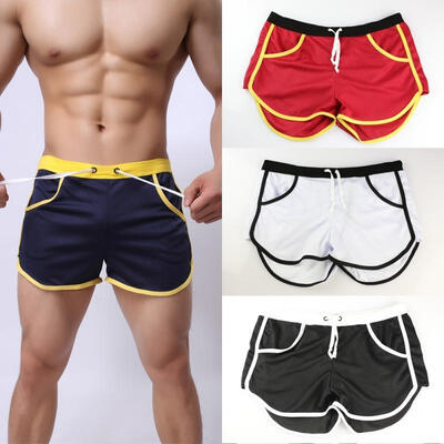 

Mens Football Shorts Jogging Running Gym Sports Breathable Fitness Size -XXL