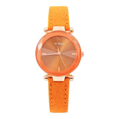 

2018 pure color Simple Souvenir Temperament Stainless Business Womens Watch Fashionable Beautiful Ladies WristWatch D