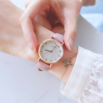 

Light luxury French minority watches ladies shaking voice network red fashion trend simple temperament ladies watches students ins