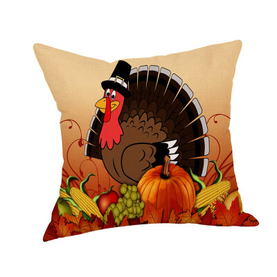 

Tailored Thanksgiving Pillow Cover Thankful Sentiment Pillowcases Embroidered