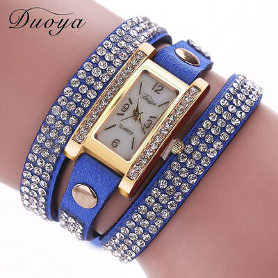 

Square head watch ladies circle table duoya brand female models bracelet watch