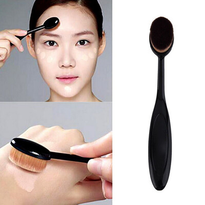 

〖Follure〗Pro Cosmetic Makeup Face Powder Blusher Toothbrush Curve Foundation Brush