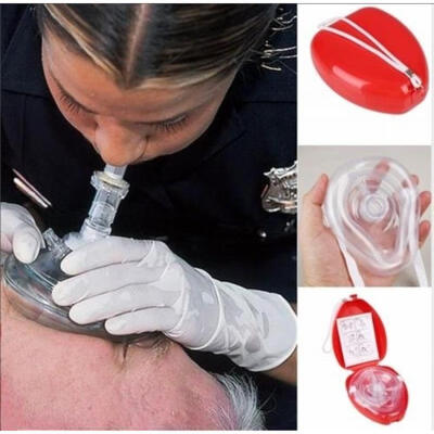 

CPR Face Protect CPR Mask With One-way Valve For First Aid Training Teaching Kit