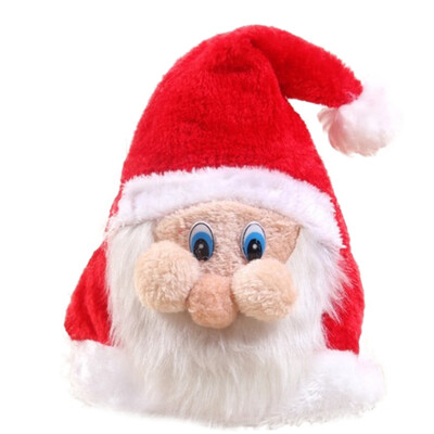 

〖Follure〗New Christmas Holiday Stars Print Xmas Cap For Santa Claus Gifts Nonwoven Cap