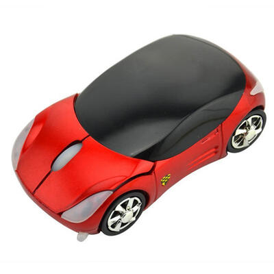 

Fashion Cool Ferrari Wireless Mouse Super Car Shaped Mouse For Pc Laptop 24Ghz