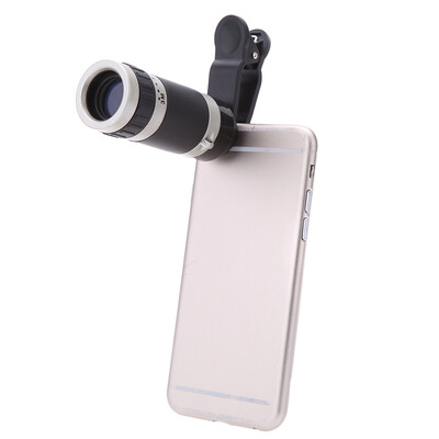 

Universal 8X Zoom Phone Telephoto Camera Lens with Clip for iPhone Samsung HTC Photography Accessory