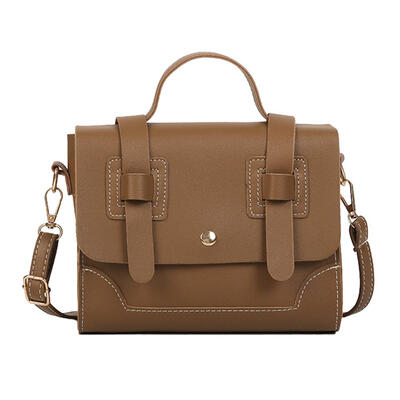 

Solid Color PU Leather Shoulder Messenger Handbags Women Crossbody Bags