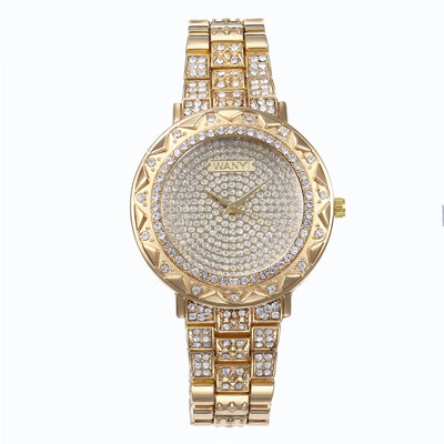 Explosion ladies luxury fashion starry alloy set quartz wrist watch generation