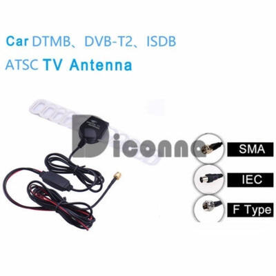 

Car Auto Digital TV Radio AMFM Antenna Signal Amplifier Booster SMA Radio Coax