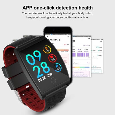 

QS05 Smart Wristband Watch Blood Pressure Oxygen Heart Rate Fitness Tracker
