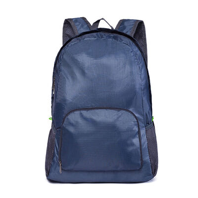 

2018 New Style Fashion Lightweight Solid Zipper Pack Waterproof Foldable Travel Backpacks Day Pack Bags Camping