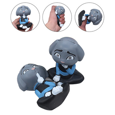 

YIWULASimulated Character Model Sitting Greyhound Decompression Educational Toy