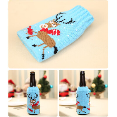 

Tailored 1pc Christmas Wine Bottle Set Santa Decoration Xmas Bottle Cap Xmas Decor GN
