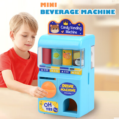 

Siaonvr Children Simulated Sound Vending Machine Kit Pretend Play Education Toy