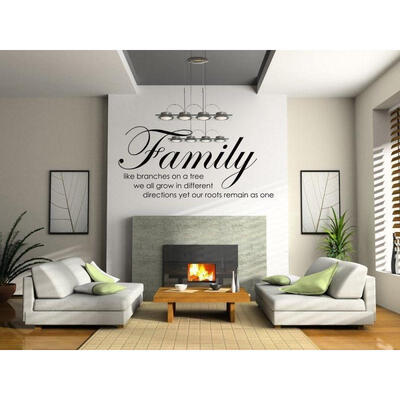 

Hot Family Tree Together Love Quote wall Vinyl Sticker Decal Home Decor Art