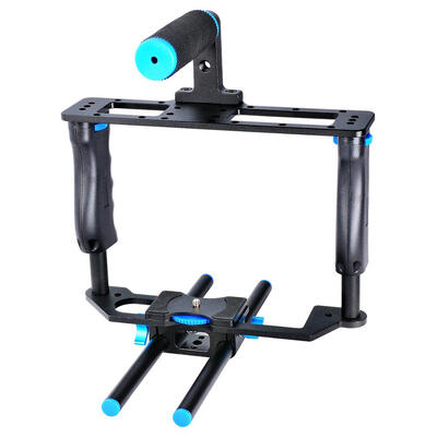 

SLR Camera Video Cage Film Movie Making Kit Video Cage Handle Grip Rod Rig