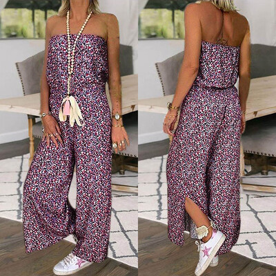 

Starmoon European And American Fashion Womens Print Explosions Jumpsuit