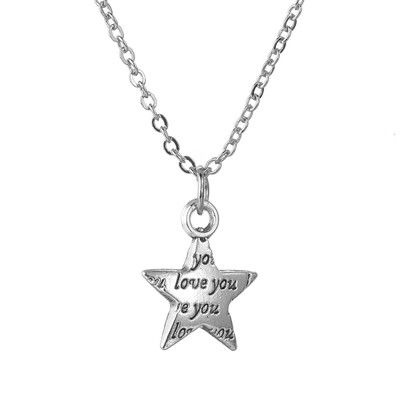 

Trendy Cute Best Friends Pendant Necklace Stars Life Tree Heart Necklace For Women Girl Silver Chain BFF Friendship Jewelry Gift