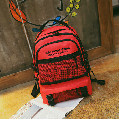 

Shoulder bag Male canvas collision color 2017 neutral couple large capacity travel bag student bag