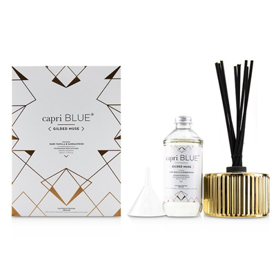 

CAPRI BLUE - Gilded Muse Reed Diffuser - Dark Vanilla & Sandalwood 230ml775oz