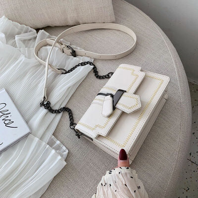 

Summer bag handbags new 2019 summer small fresh Korean version of the wild shoulder fashion chain slung small square bag