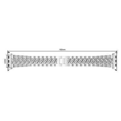 

〖Follure〗Luxury Crystal Metal Watch Band Wrist Strap For Apple Watch Series 123 38mm