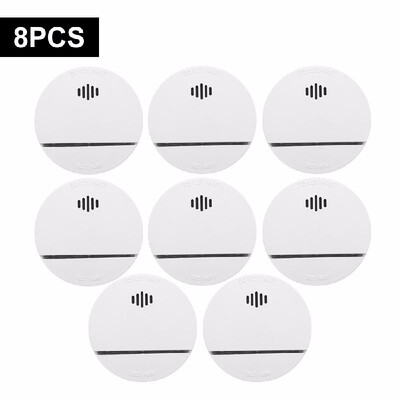 

Wireless Smoke Detector Photoelectric Fire Alarm Battery-Powered Light Sound Warning Fire Safety for Home Hotel School