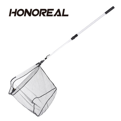 

HONOREAL 210CM Ultralight Aluminum Handle Waterproof PE Durable Nano Landing Fish Net