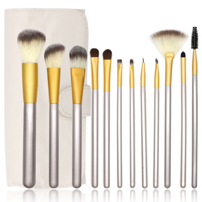 

121824Pcs Makeup Brushes Set Foundation Eyeshadow Blush Kits Make Up Cosmetic Tools maquiagem With PU Leather B New Hot