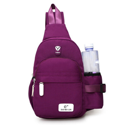

Men Women Nylon Crossbody Shoulder Chest Cycle Sling Bag Daily Travel Backpack