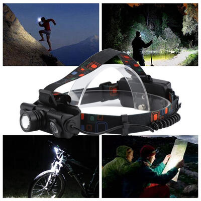 

Greensen T6 2 XPE Telescopic Zoom Headlamp Adjustable Rotating Focus Headlight Hiking Camping Light