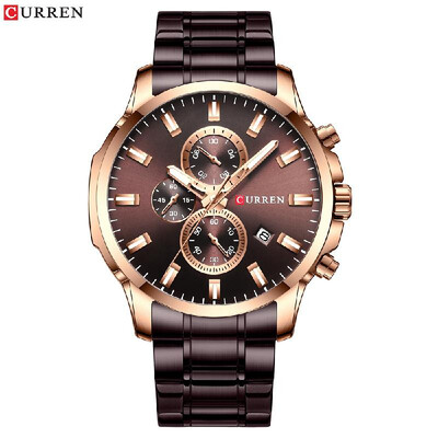

Curren Men Watch Business Multifuntional Waterproof Watches Quartz Watch